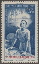 EDSROOM-20604 St Pierre & Miquelon CB3 1942 Complete Semi Postal Airmail