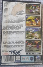 Sega Saturn Game - Battle Arena Toshinden Remix - PAL