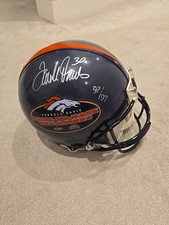 NFL On Field Helmet - Denver Broncos - Terrell Davis Signed Helmet - Full Scale