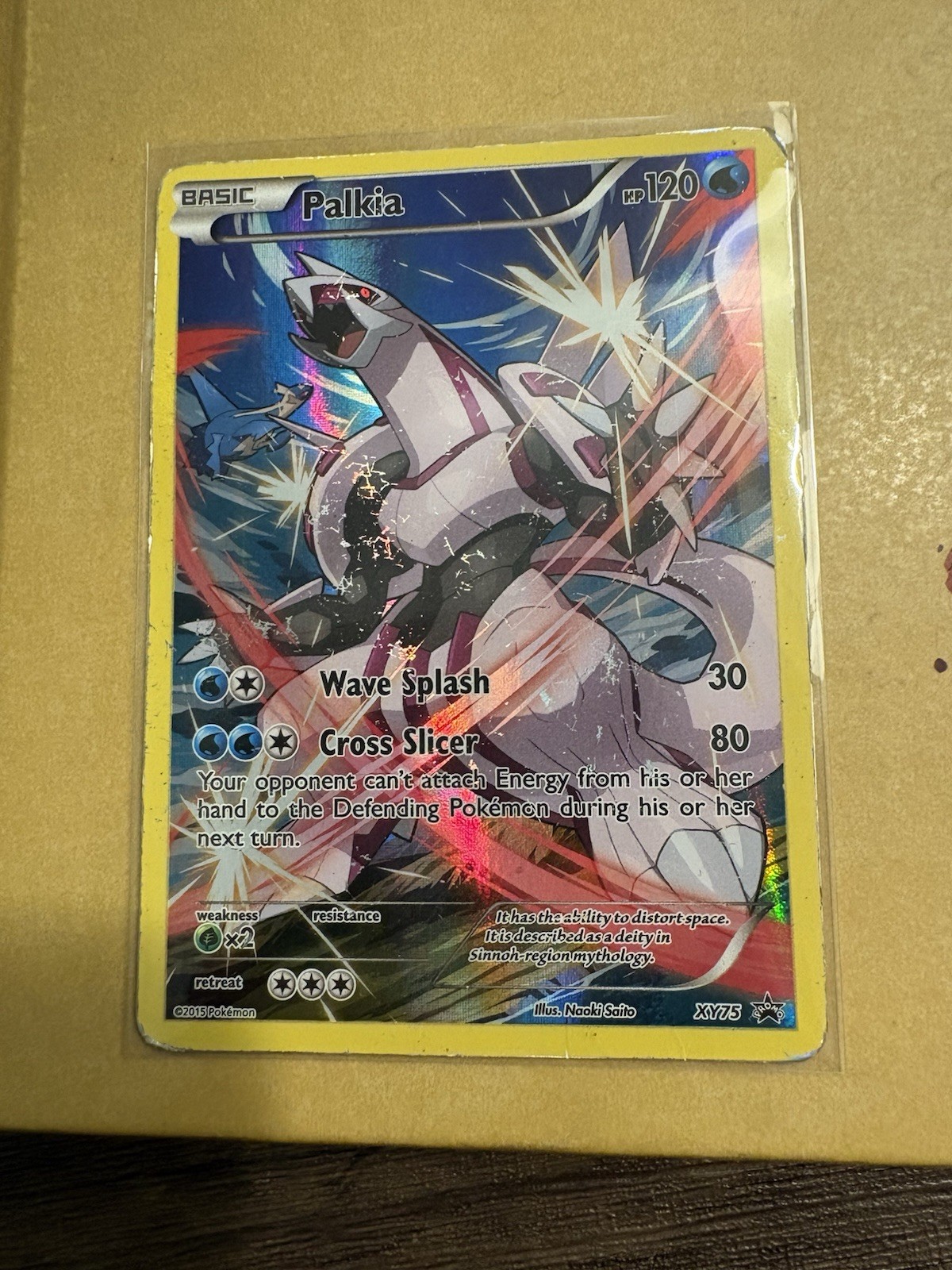 Full Art - Palkia Pokémon XY Black Star Promo #XY75