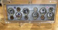 2004 UD Legends Team Mantle Gehrig Ruth Dimaggio Berra Mattingly Game Used /15
