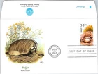 S08-5320, WILDLIFE OF USA, BADGER, WISCONSIN, FLEETWOOD FDC