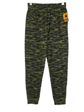 NWT Boys Carhartt Fleece Logo Sweatpants in Black Size Large 14/16