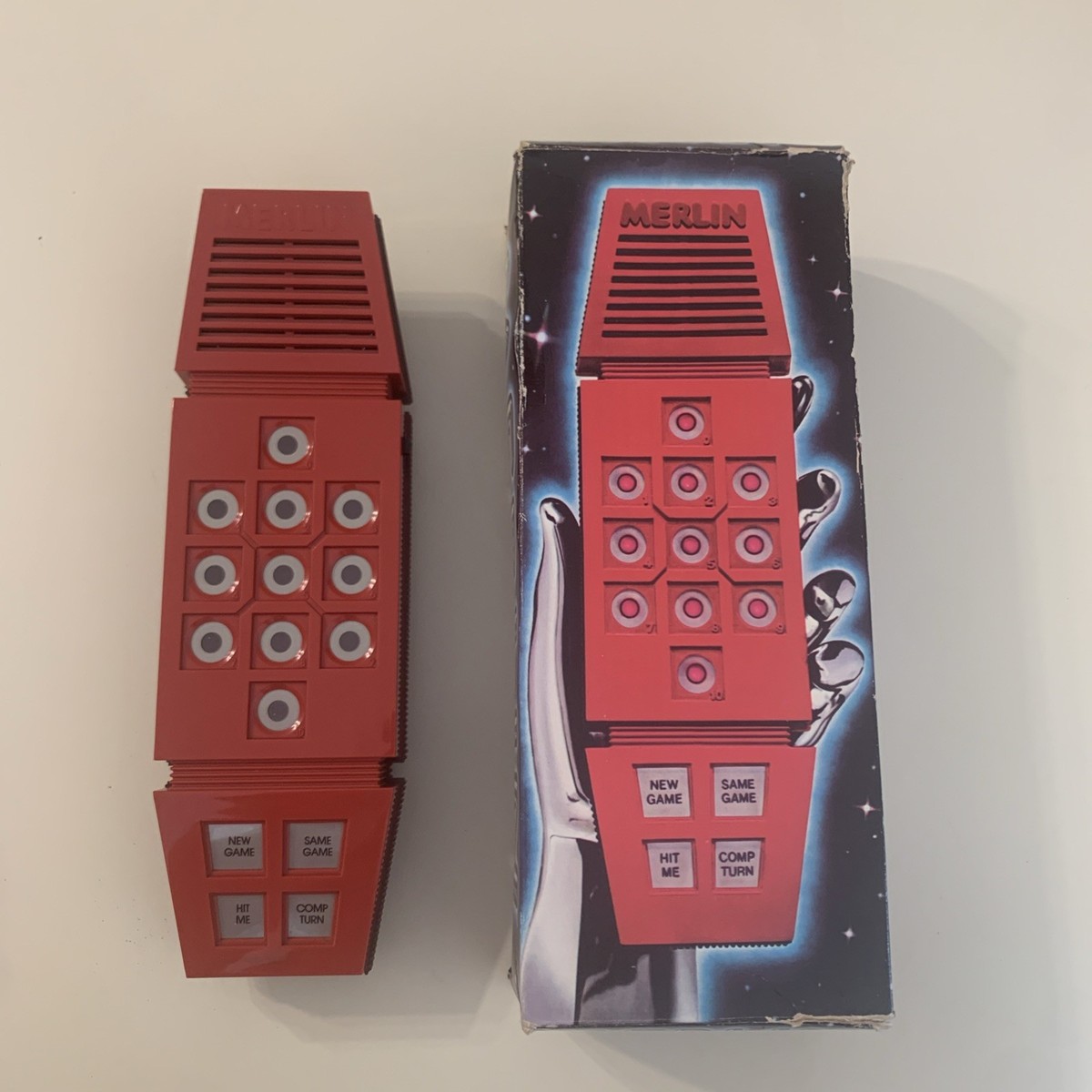 Merlin with Box No. 3200 Tested Works No Manual Vintage 1978