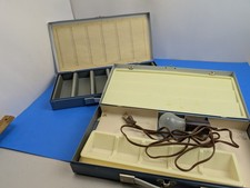 Vintage Smith Victor SS1 SF1 Slider Sorter Tray Set Metal Case