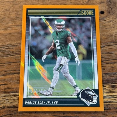 Darius Slay 2024 Panini Score LAVA 1/630 Parallel Card #232 EBAY 1/1 BOOKEND