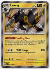 Luxray - 137/091 PAF Shiny Rare SV: Paldean Fates NM
