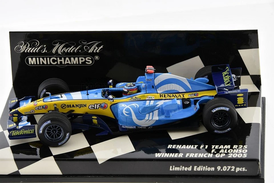 F1 RENAULT R25 #5 Fernando ALONSO Winner French GP 2005 1/43 MINICHAMPS - Photo 4/4