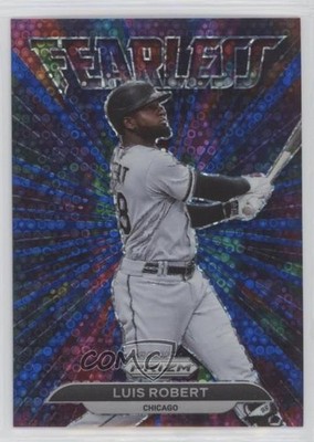 2022 Panini Prizm Fearless Blue Donut Circle Prizm 73/199 Luis Robert #FL-2 0x1