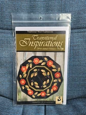 Crane Design Transitional Inspirations Wool Applique Centerpiece Pattern NEW