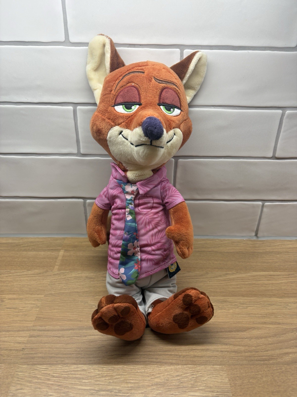 Disney Zootopia 2 Talking Nick Wilde Plush 17" Stuffed Animal Toy 