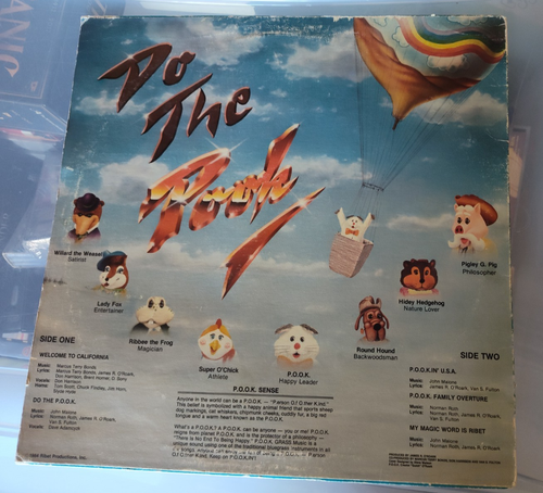 P.O.O.K. Family All Star Line Up Band -Welcome To California Vinyl 1984 Rare OOP - Picture 2 of 4