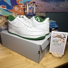 Nike Air Force 1 '07 Contrast Stitch White Pine Green Size 9.5 New