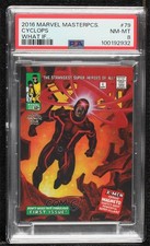 2016 Upper Deck Marvel Masterpieces Level 3 What If /499 Cyclops #79 PSA 8 c6z
