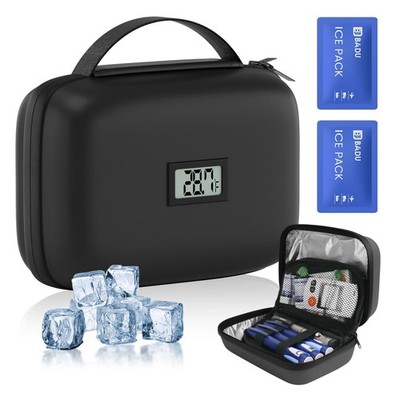 Insulin Cooler Travel Case with Temperature Display, TSA Approved Diabetic