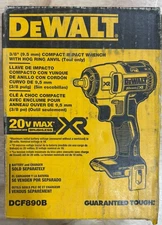 Opened Box! New! Dewalt DCF890B 20V Max XR 3/8" Compact Impact Wrench (Bare)