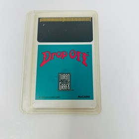 Drop Off TurboGrafx-16 Video Game HuCARD Only NEC Arcade Paddle Action Tested
