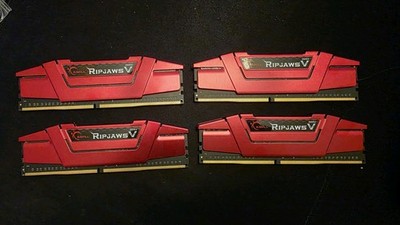 G.Skill Ripjaws V, quad-channel DDR4-3600 32gb (4x 8GB) memory kit