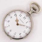 Waltham Grade Seaside 0-Size 7-Jewel Silverode Antique Pocket Watch, Runs