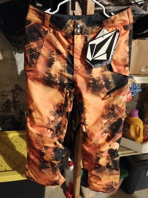 Winter pants Volcom orange Lava size XL youth