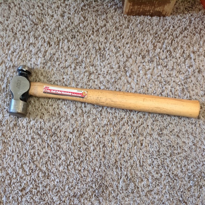 Ace Ball Pein Hammer  Hickory Handle 