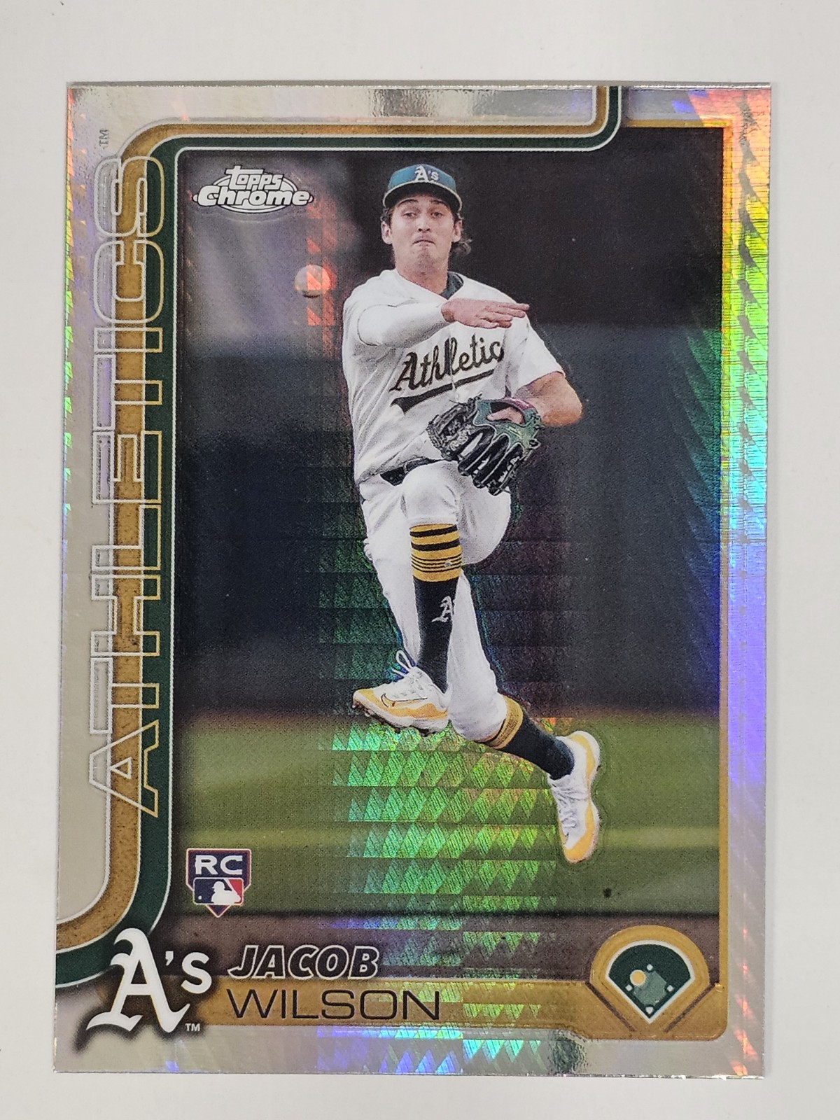 2025 Topps Chrome Jacob Wilson #96 Prism Refractor RC