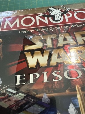 1999 Star Wars Episode 1 Monopoly Game Collector Edition 3d Hasbro