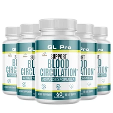 GL PRO- Blood Support- 5 Bottles- 300 Capsules