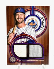 2025 Pete Alonso Topps Tribute Baseball Gold Dual Game Used Patch #'d /50!