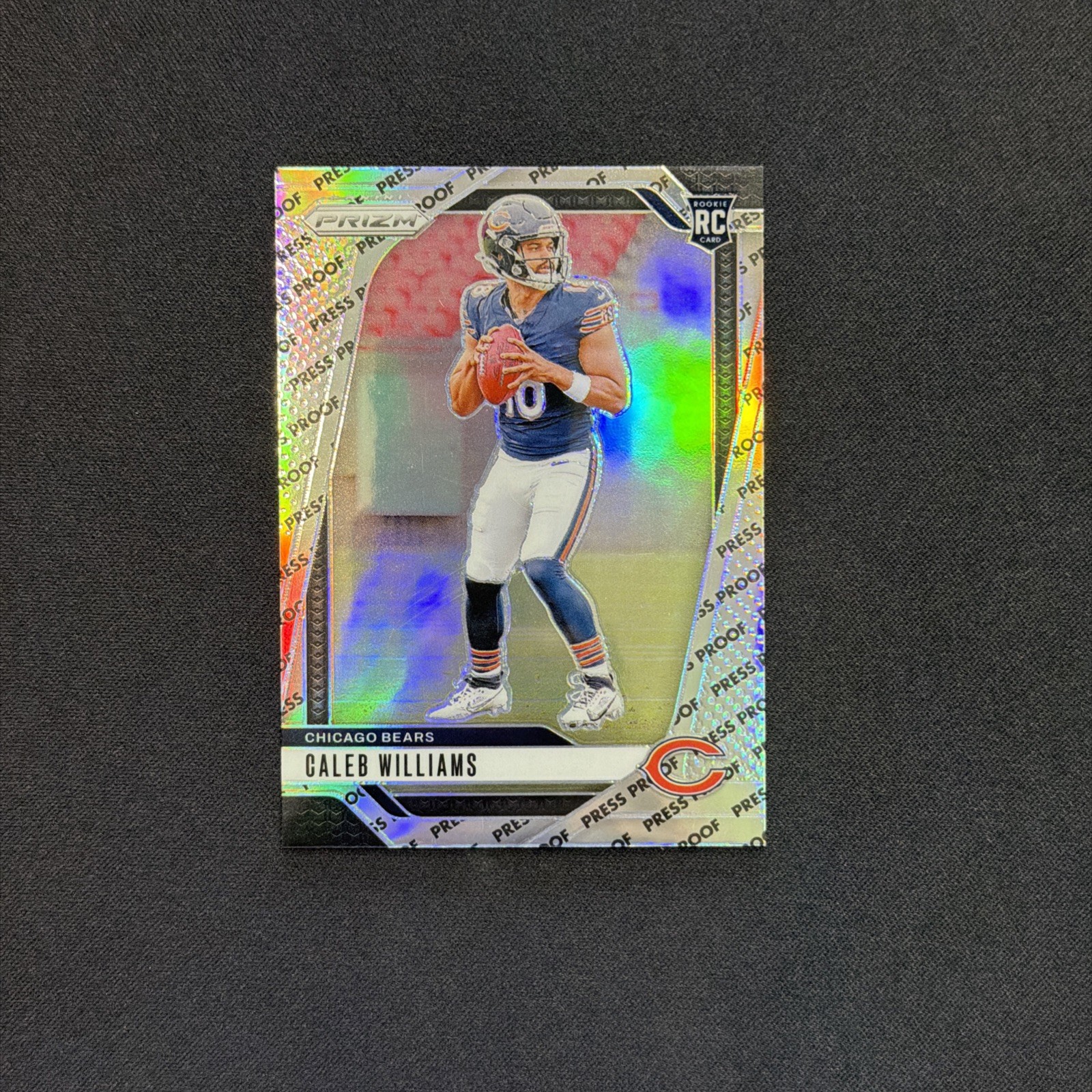 2024 Panini Prizm Caleb Williams Press Proof Prizm SSP RC Bears #301