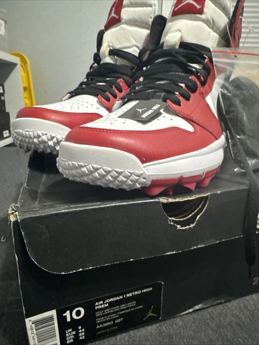 Nike AIR JORDAN 1 RETRO HIGH 'CHICAGO' GOLF Men's Sz 10 Nike AIR JORDAN 1 RETRO HIGH 'CHICAGO' GOLF Men's Sz 10