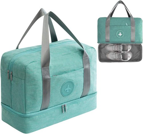 Kaxich Waterproof Gym Bag Duffle Bag Travel Overnight Bag Dry Wet Separation