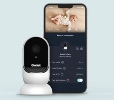 Owlet Cam BC04NNBBYH Night Vision Smart HD Video Camera Baby Monitor White