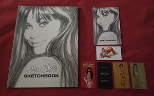 Jim Silke Sketchbook/Promo/Business Card Lot
