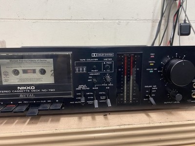 NIKKO ND 790 Vintage Stereo Cassette Deck With Box And Manual