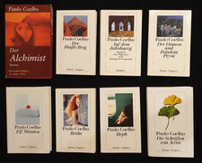7x PAULO COELHO Alchimist,Der fünfte Berg,Jakobsweg,Elf Minuten,Brida,Aleph u.a.