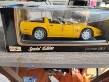 Maisto Special Edition Corvette ZR-1 1992 1:18 Diecast Yellow w/ Box