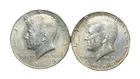 1968-D Kennedy Half Dollar 40% Silver Lot of 2 50C Coins Denver Mint