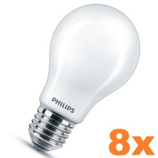 6 x Dimmbare mattierte PHILIPS E27 LED Lampe 3,4W wie 40W 2200-2700 K