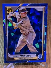 2024 Bowman Chrome Sapphire Edition - Manny Machado #12 San Diego Padres