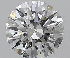 Certificate AGI Round 1 Carat Natural Mined Diamond Loose F color SI1 clarity