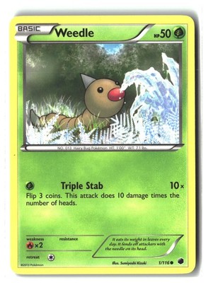 Plasma Freeze #1/116 Weedle