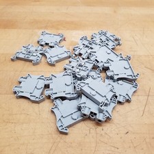 Lot of 16 Schneider NSYTRV42 Linergy Feed Through Terminal Blocks, 2 Pts, 4mm²