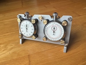 Smiths Stopwatch Rally Timer dashboard mounting panel jaguar austin mgb porsche
