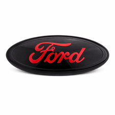 7 Inch Front Grille Emblem Badge Black Red For Ford F150 F250 F350 Replacemen 7 Inch Front Grille Emblem Badge Black Red For Ford F150 F250 F350 Replacemen