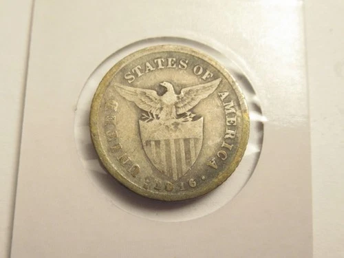 1916 Mexico 20 Centavos Silver — photo from the most recent tracked eBay sale