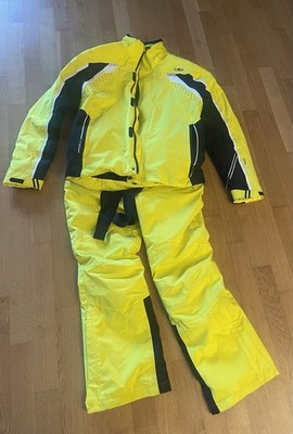 Skianzug Herren von CMP Größe 50 Zitronengelb/Schwarz Kaum Getragen