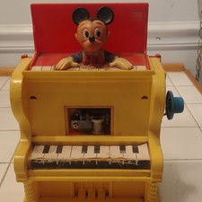 Disney Mickey Mouse Musical Piano Jack-in-the-Box Toy