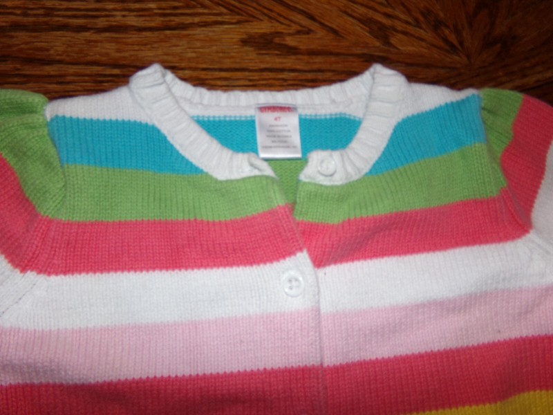+* GIRLS GYMBOREE SWEATER SIZE 4T H 609