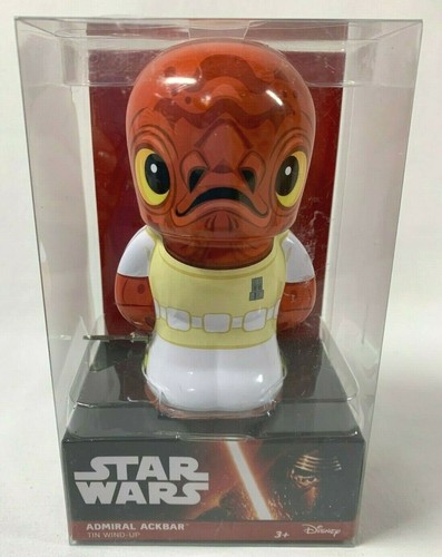Star Wars Retro Tin Wind-Up Walker 4" Schylling BOBA Ackbar CHEWY Jawa TUSKEN RD - Picture 13 of 14